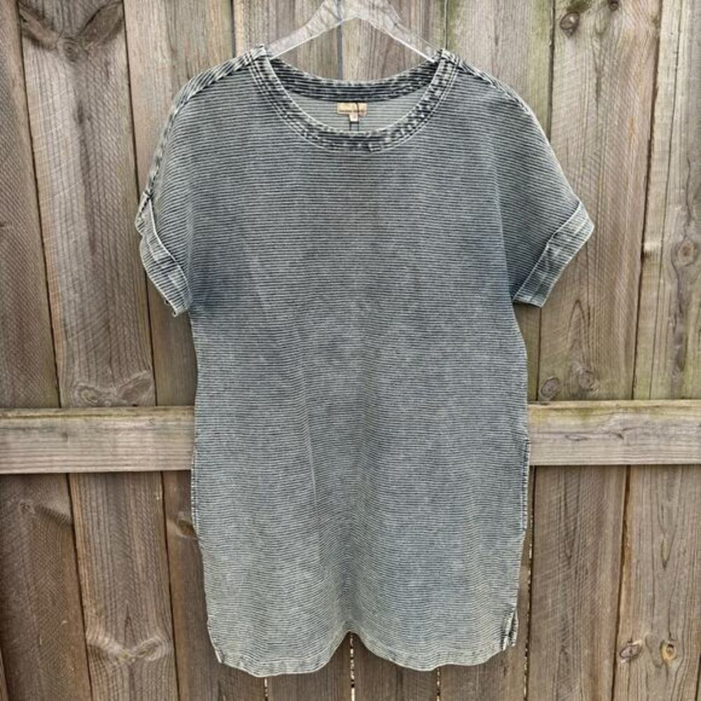 Anthropologie Holding Horses Dress Mini Tunic Striped Pullover‎ Large Petite NWT